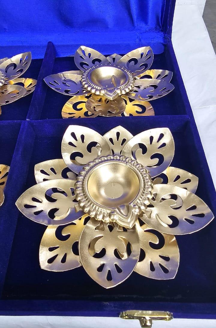 Iron Diya Set